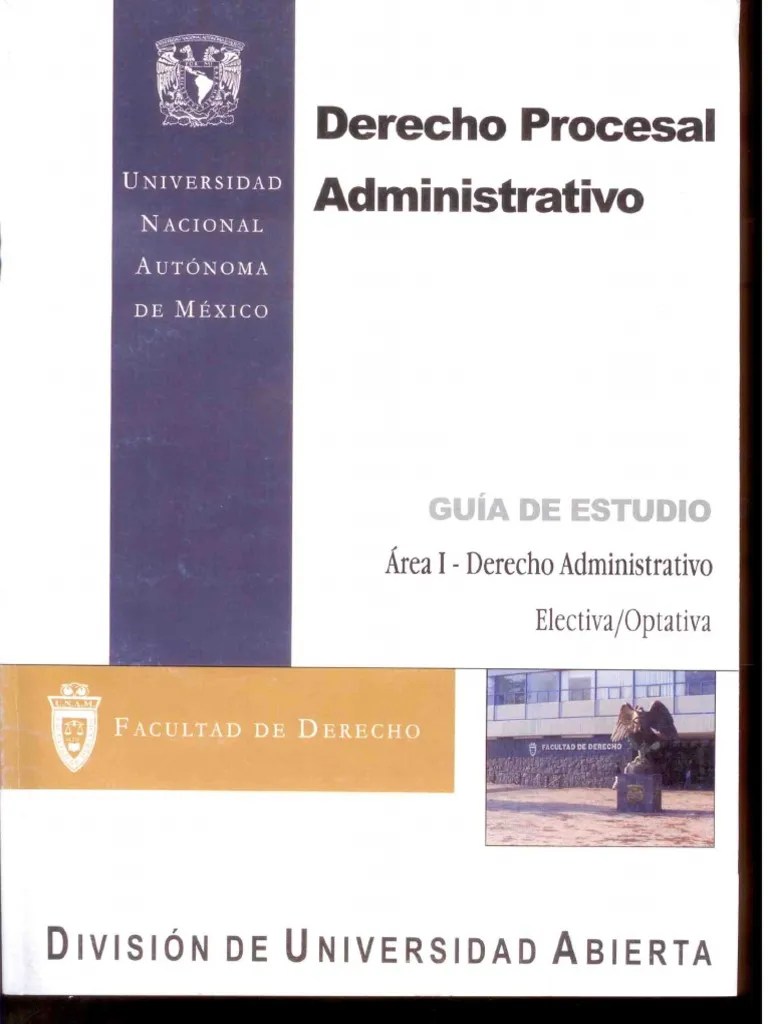Derecho Procesal Administrativo AreaI-Derecho Administrativo | PDF