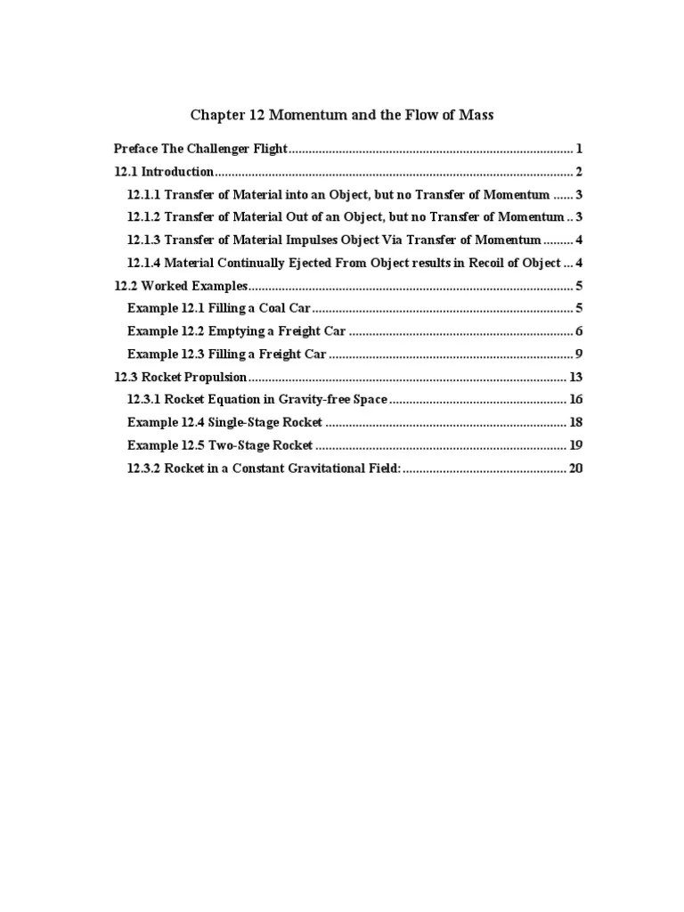 Physics Book - IITJEE - Version12 PDF | PDF | Momentum | Rocket