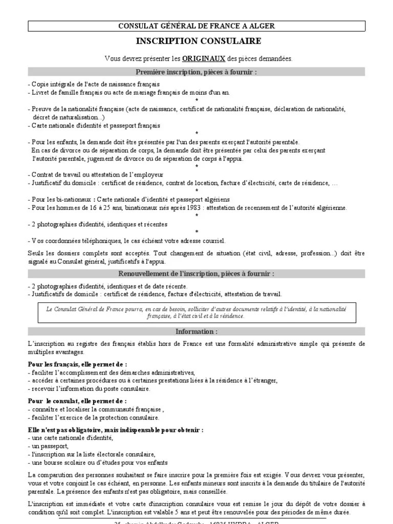 Fiche CC | PDF | Certificat de naissance | Consul