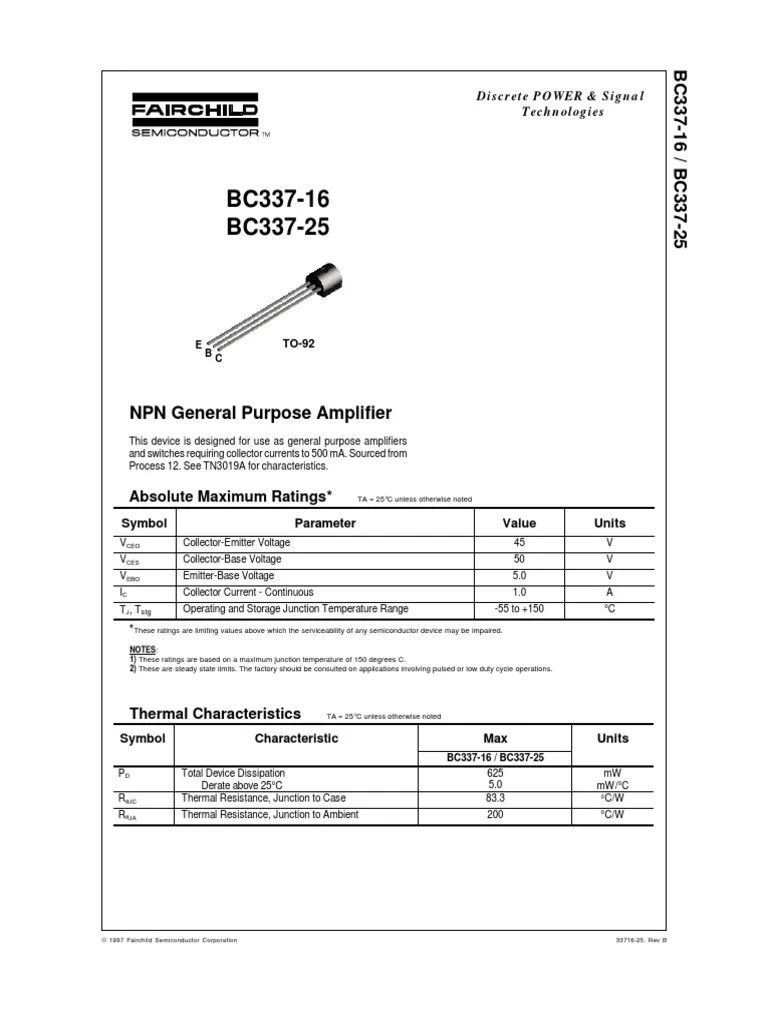 Transistor Npn 60v 200ma 2n3904