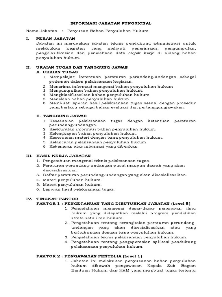 Penyusun Bahan Penyuluhan Hukum | PDF