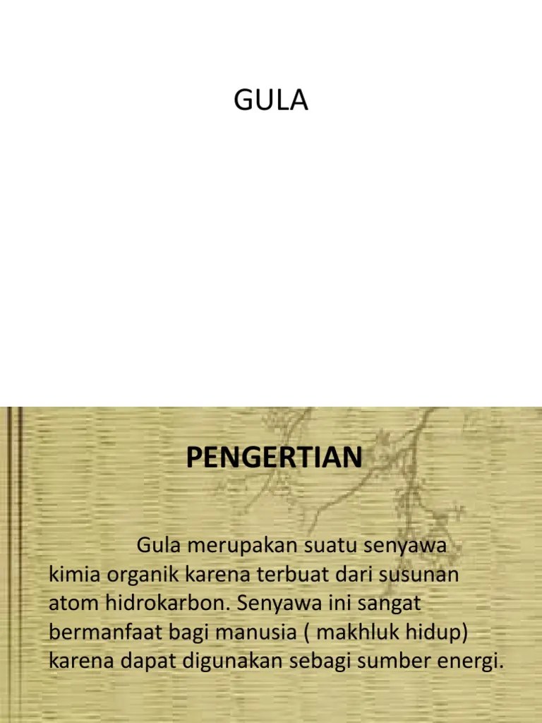 Gula | PDF