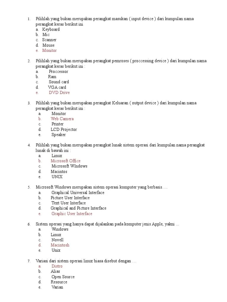 Yang Bukan Merupakan Perangkat Masukan Input Device – Belajar