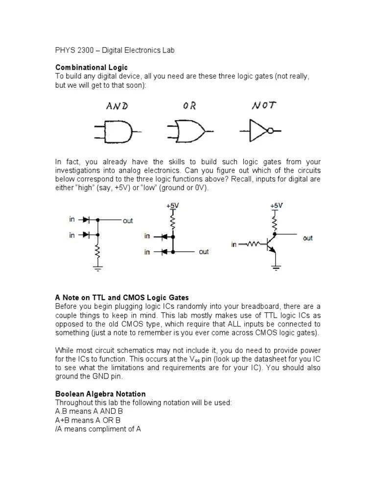 Digital Circuits Lab Pdf Pdf Logic Gate Boolean Algebra - Download Stunning Geometric Image | High Resolution