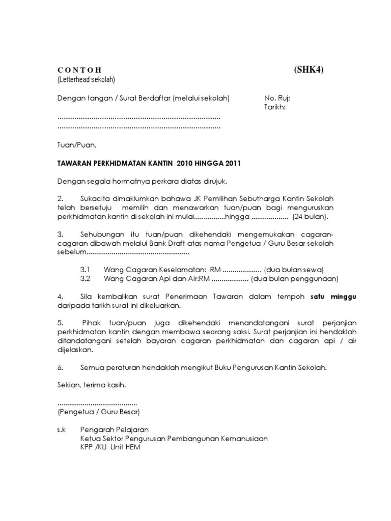 Contoh surat tawaran kerja daripada majikan contoh surat. Surat Menerima Tawaran Kerja