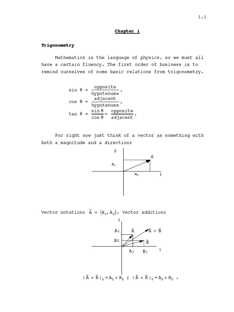 MechCh1 PDF | PDF | Euclidean Vector | Rotation Around A Fixed Axis