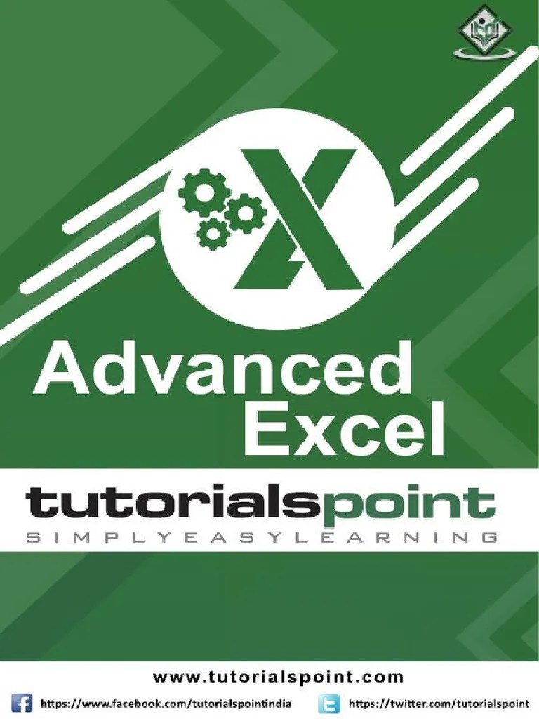 Advanced Excel Tutorial | PDF | Microsoft Excel | Chart