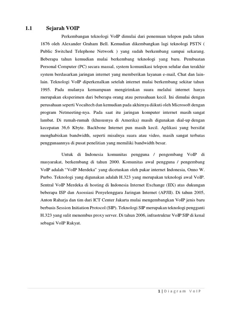3.8 Diagram VoIP | PDF