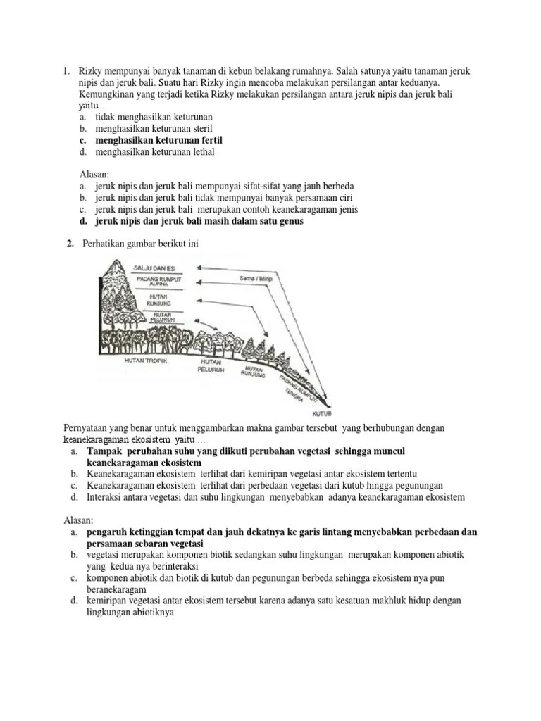 Berikut ini kumplan contoh soal ipa keseimbangan ekosistem dna pembahasan dalam bentuk pilihan ganda dan essay. Ekosistem Padang Rumput Soal Ipa 2019 Beinyu Com