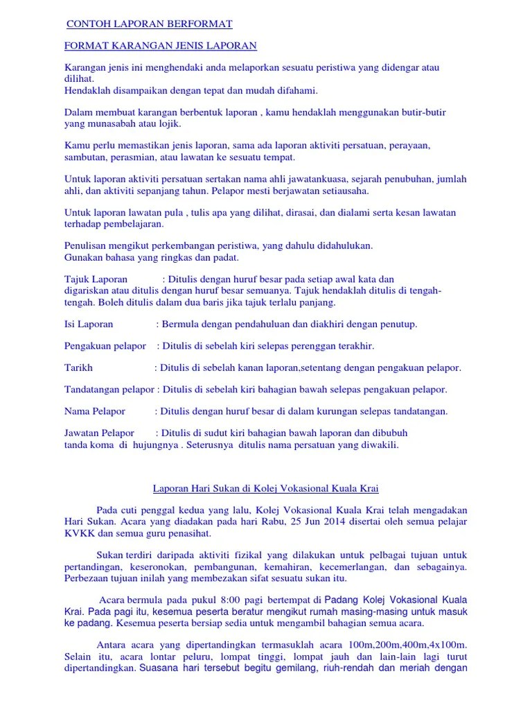 Hari sukan tahunan sekolah menegah. Contoh Laporan Hari Sukan Sekolah Pdf