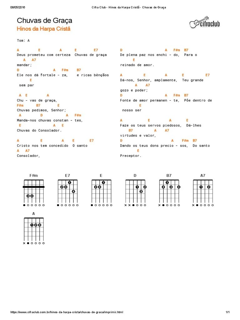 Cifra Club - Hinos Da Harpa Cristã - 01 Chuvas De Graça | PDF | Crença E Doutrina Religiosa ...