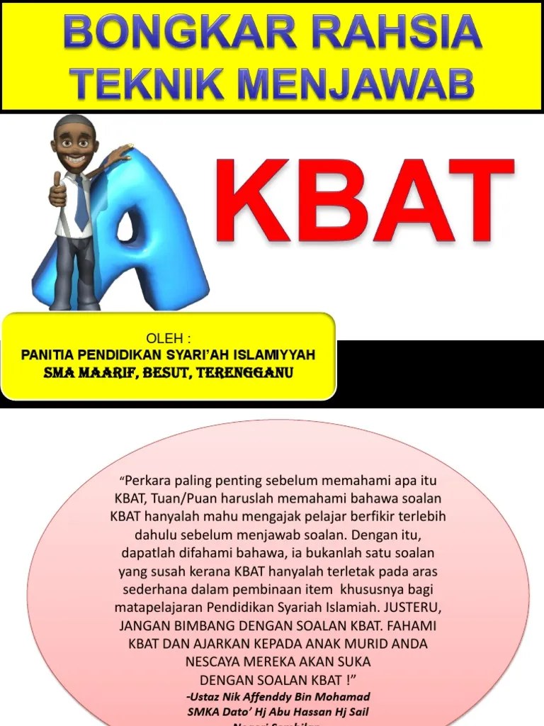 Cara Untuk Menjawab Soalan Kbat Pendidikan Islam / Soalan Peperiksaan Pertengahan Tahun Pendidikan Islam Tingkatan 1 Power Kalam Diri Cara Menjawab Soalan K B A T Contoh Resume Cover Letter Curriculum Vitae Terbaik
