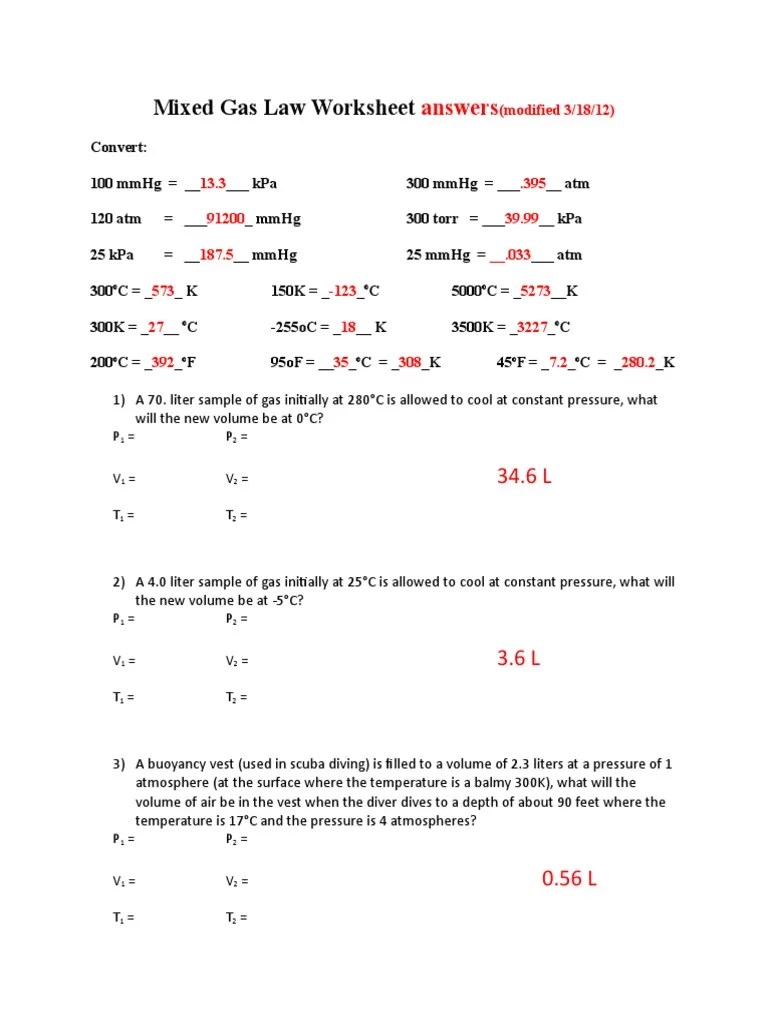 Gizmo answer key pdf results. Boyle S Law Worksheet Answers Chapter 12 - worksheet