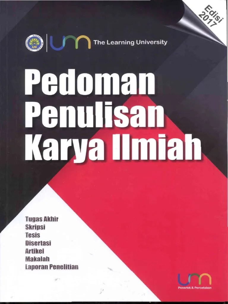 Pedoman Karya Tulis UM 2017 | PDF