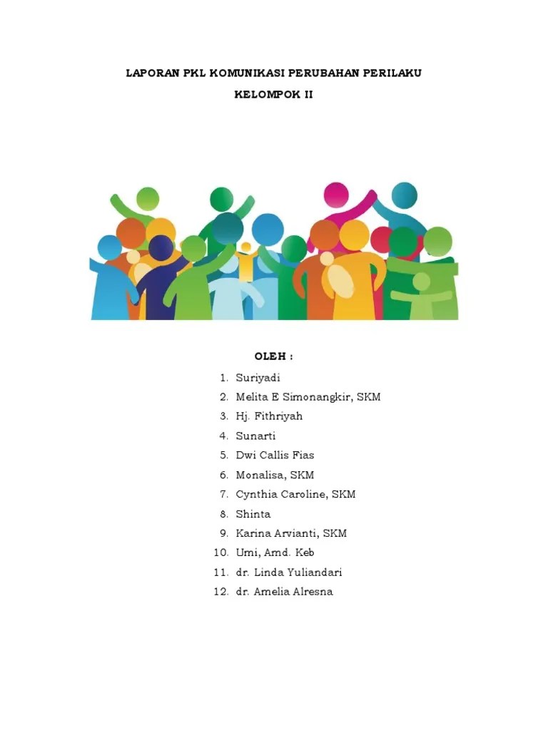 Laporan PKL Komunikasi Perubahan Perilaku | PDF