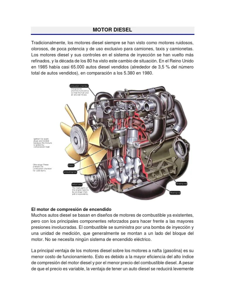 MOTOR DIESEL Y Turbocompresor | PDF | Turbocompresor | Motor Diesel