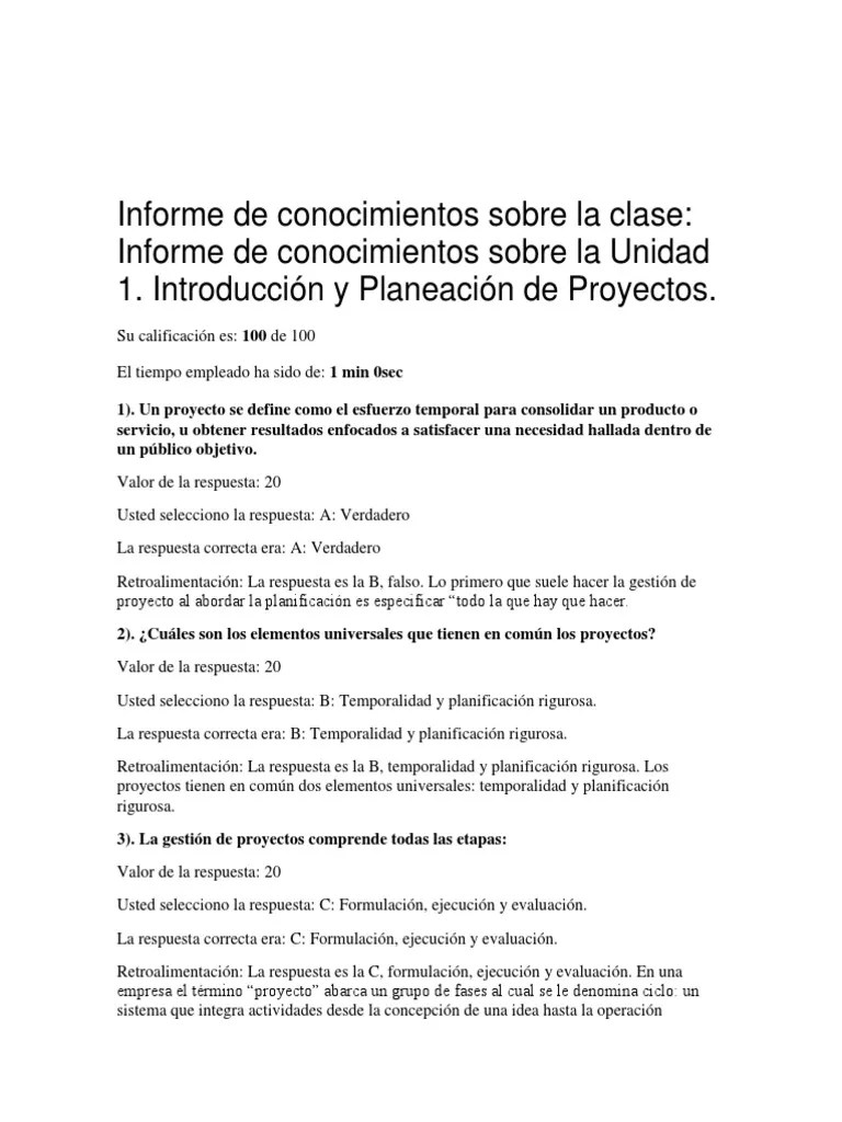 Evaluación Gestión De Proyectos | PDF | Planificación | Evaluación