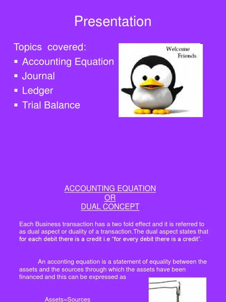 Journal Ledger Trial Balance | PDF | Debits And Credits | Bookkeeping