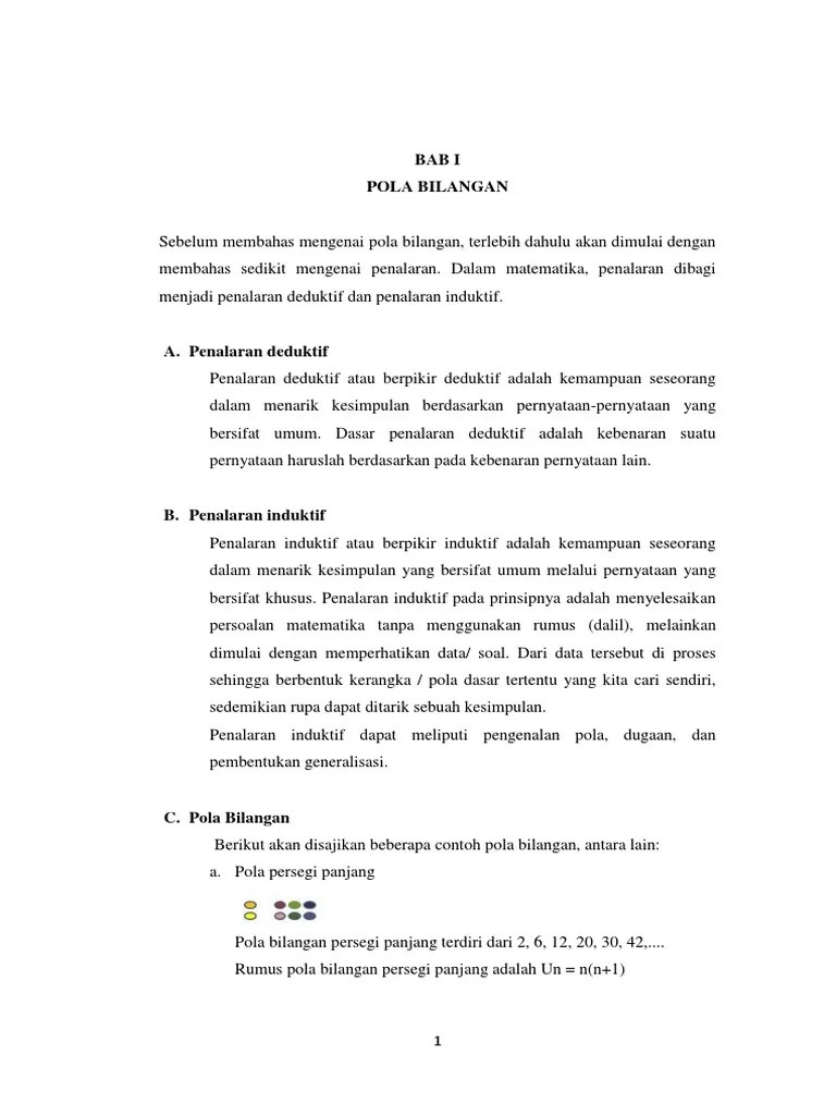 Berikut aka diulas tentang penalaran induktif bentuk bentuk penalaran induktif. Contoh Soal Matematika Induktif Dan Deduktif