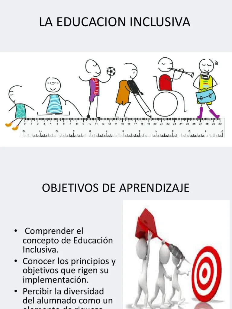 La Educacion Inclusiva | PDF | Invalidez | Aprendizaje