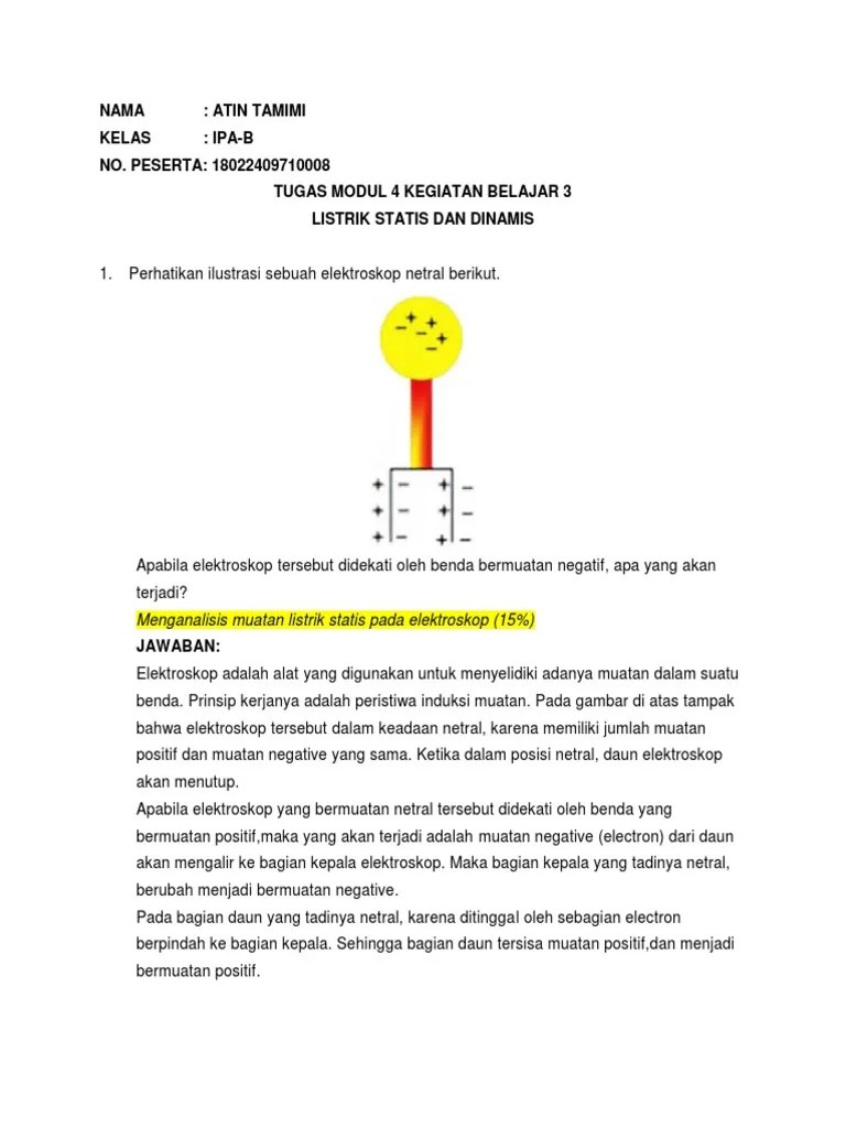 Tugas Modul 4 Kegiatan Belajar 1 | PDF
