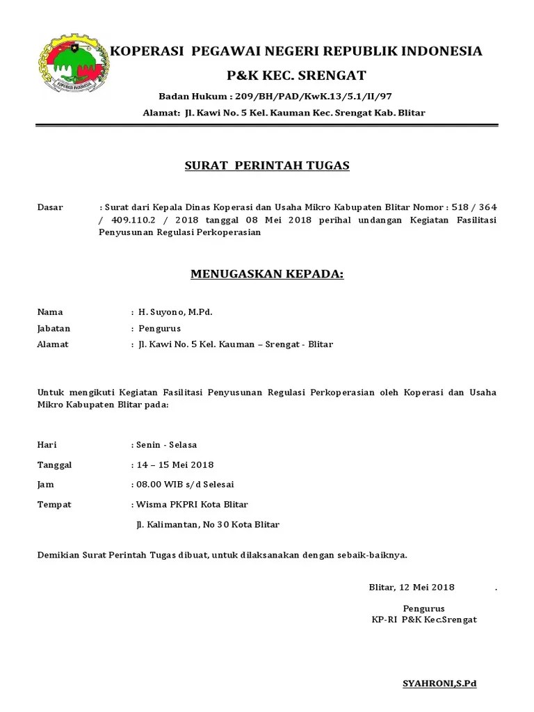 Maybe you would like to learn more about one of these? Surat Perintah Tugas Pdf