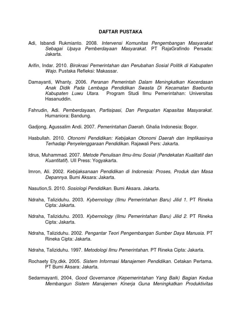 Daftar Pustaka | PDF
