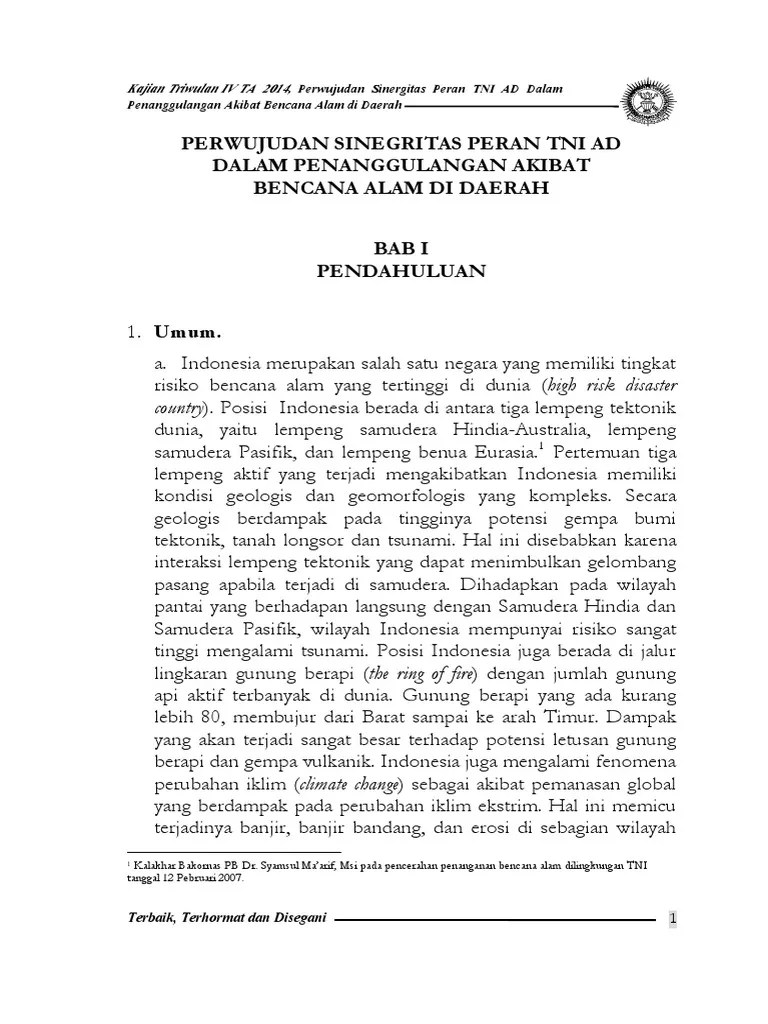 Kajian Bencana Alam PDF | PDF
