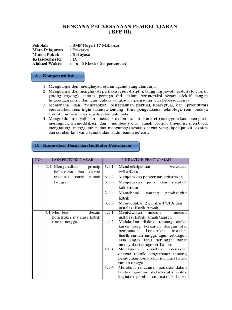**pembelajaran reguler tidak penuh 36 minggu untuk memenuhi alokasi projek. Soal Prakarya Kelas 9 Semester 1 Instalasi Listrik Materi Soal