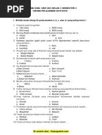 Berilah tanda silang (x) pada salah satu huruf a, b, c, atau d yang paling tepat di lembar jawaban yang telah disediakan! Soal Akidah Akhlak Kls 3 Pdf