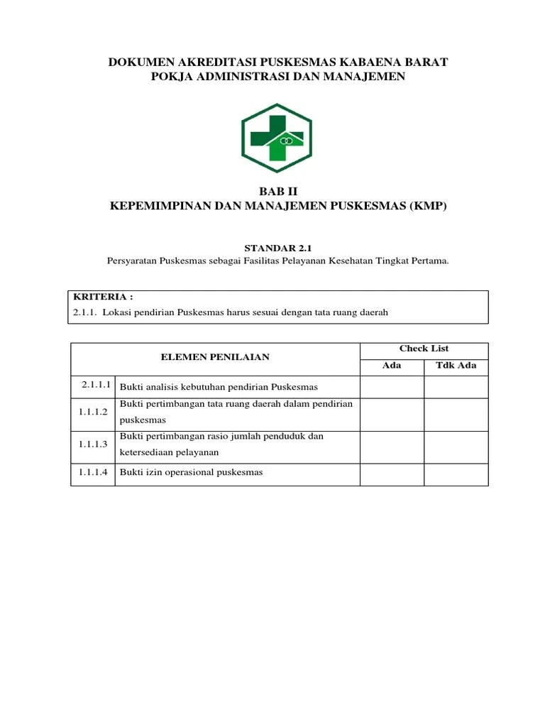 March 13, 2018 | author: Akreditasi Puskesmas Bab 1 2 3 Pdf