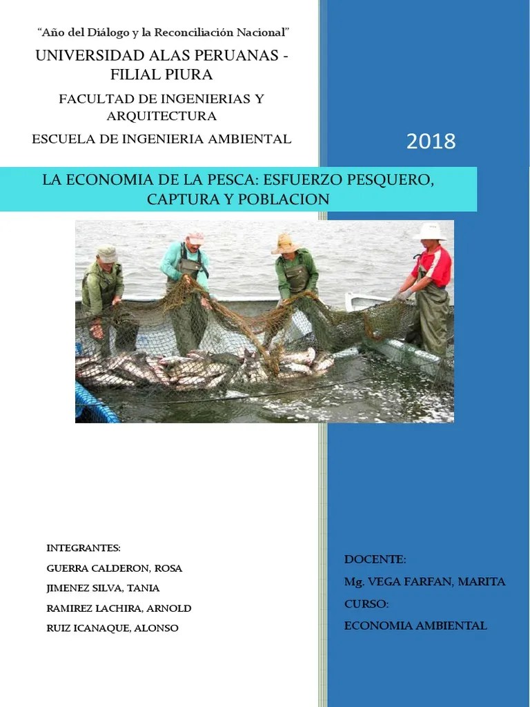 Economía Y Sostenibilidad Pesquera | PDF | Pesquería | Sustentabilidad