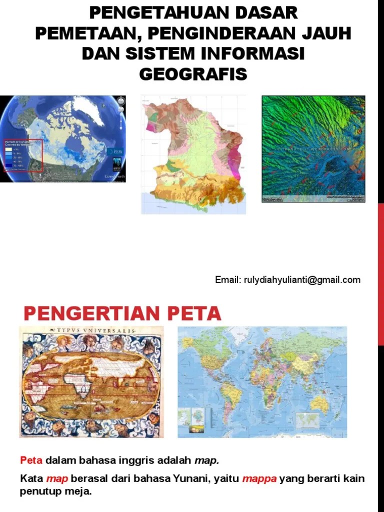 Pengetahuan Dasar Pemetaan, Penginderaan Jauh Dan SIG | PDF