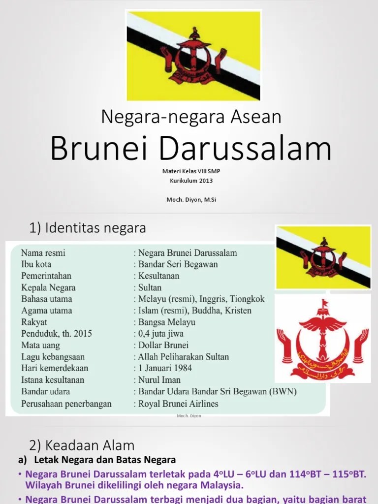 Secara ekonomi negara brunei darussalam bertumpu pada sektor