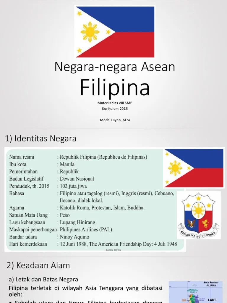 Negara-Negara Asean Filipina | PDF