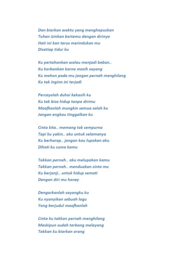 Dan Biarkan Waktu Yang Menghapuskan | PDF