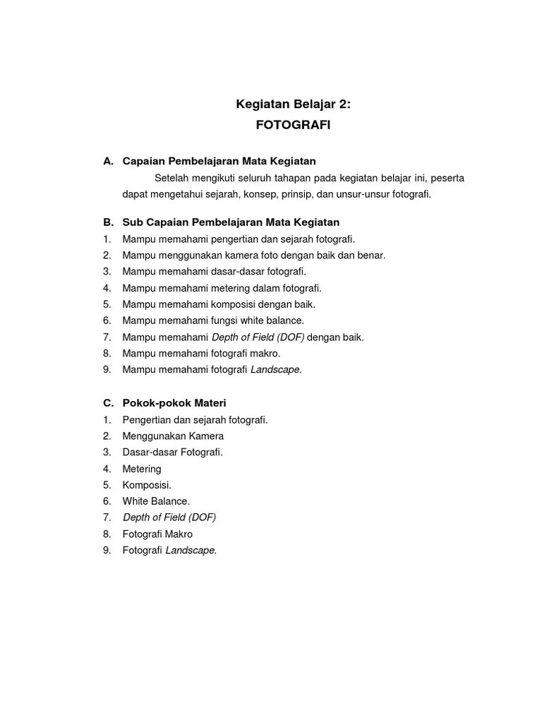 6 KB 2 Fotografi | PDF