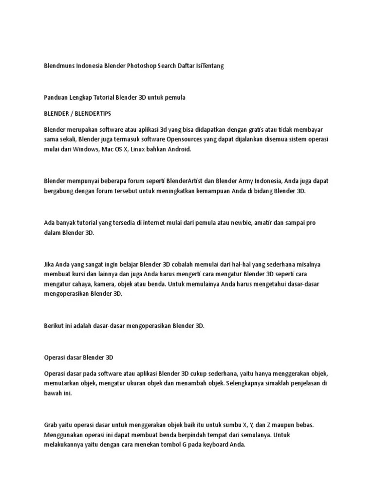 Jika pembaca belum pernah menggunakan aplikasi 3d sebelumnya, istilah modeling, animasi, dan rendering mungkin terdengar asing. Cara Membuat Kursi Di Blender Mudah