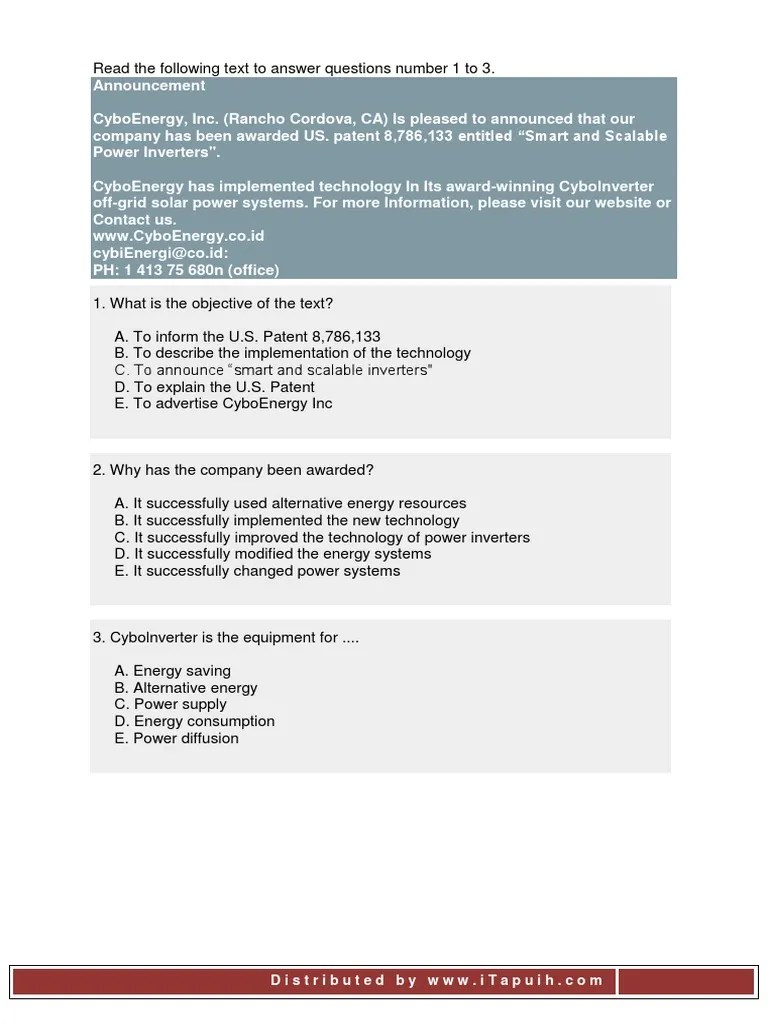 Contoh soal reservation pilihan ganda beserta jawabannya kumpulan. Soal Pg Announcement Text 2 Baggage Technology Engineering