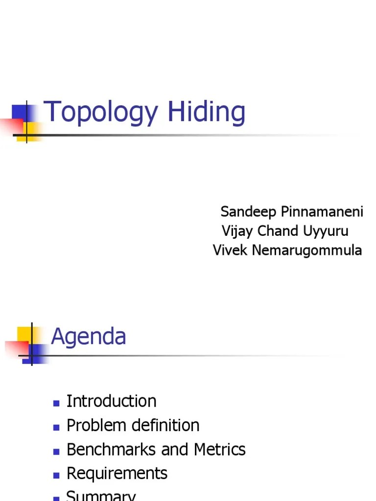 Topology Hiding - Vijay - Top | PDF | Port (Computer Networking) | Ip ...