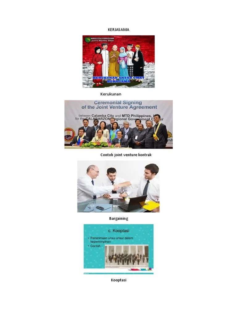 Contoh Joint Venture Kontrak | PDF