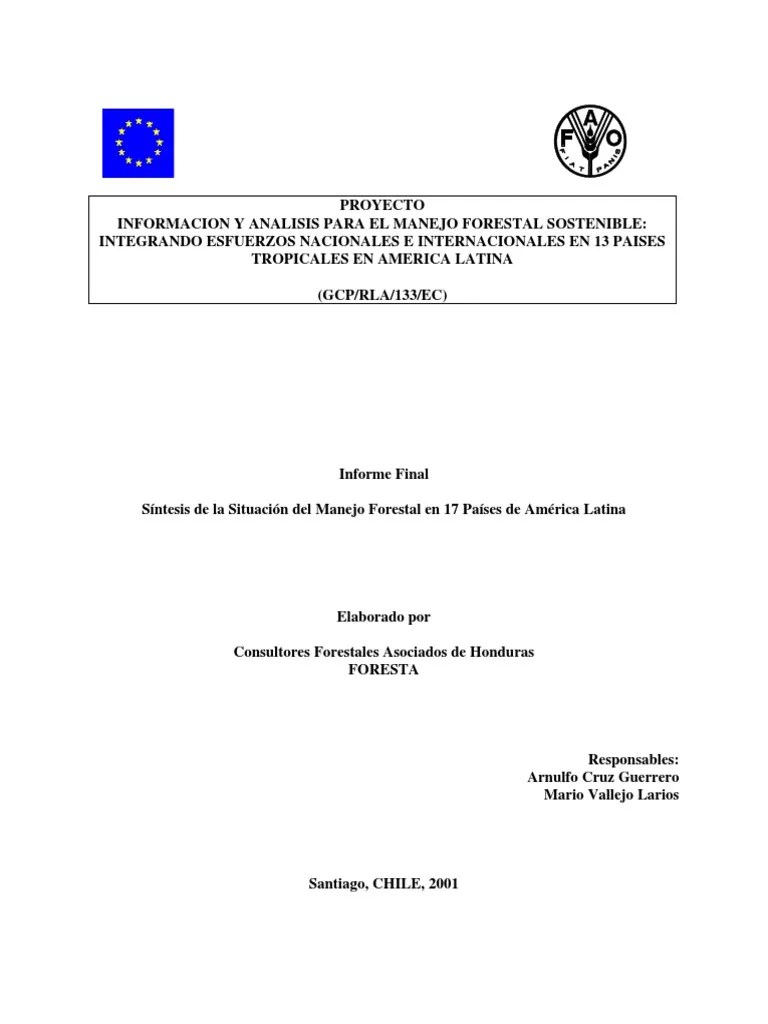 Manejo Forestal | PDF | Los Bosques | Deforestación