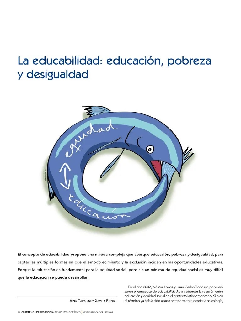 Educación Y Pobreza | PDF | Pobreza | Pobreza E Indigencia
