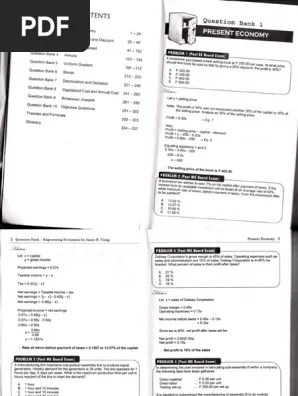 Engineering Economics By J Tiong Pdf Pdf Taxes Economies