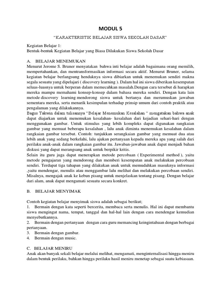 Teratur, terarah, praktis yang dilakukan di alam terbuka dengan prinsip dasar. Modul 5 Pdf