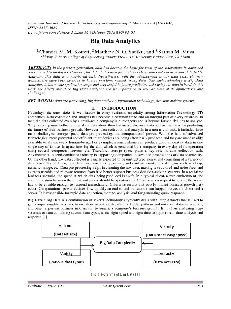 Big Data Analytics | PDF | Big Data | Analytics
