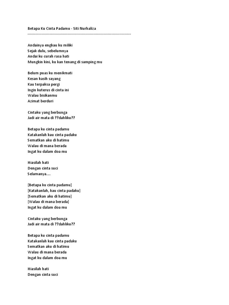 Ly / baiduri / yusak album : Betapa Ku Cinta Padamu Pdf Leisure