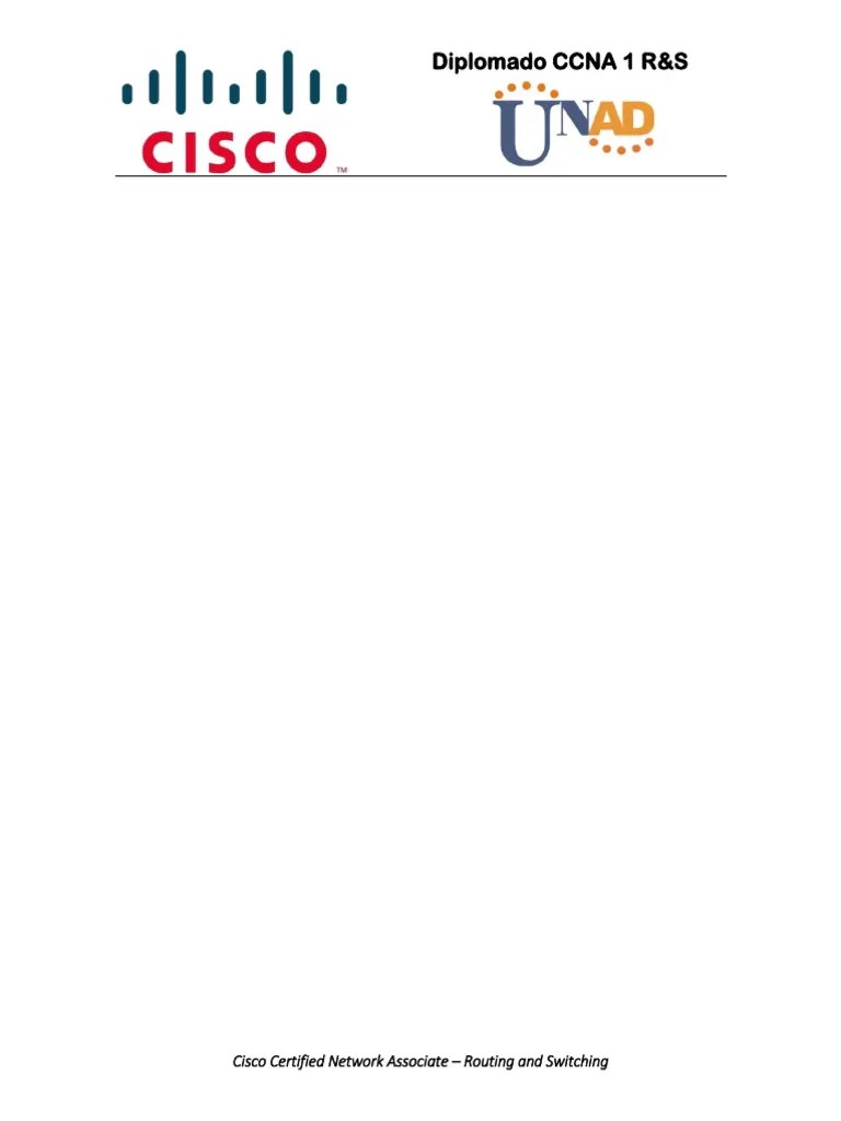 Modulo 1 CCNA Cisco | PDF | Certificaciones De Cisco | Internet