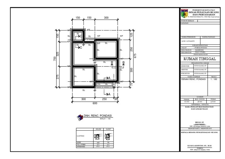 Akses mudah dan harga bersahabat. Denah Pondasi Rumah Sederhana Pdf