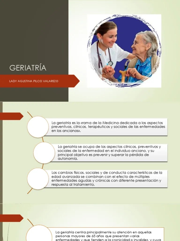 GERIATRÍA | PDF | Gerontología | Vejez